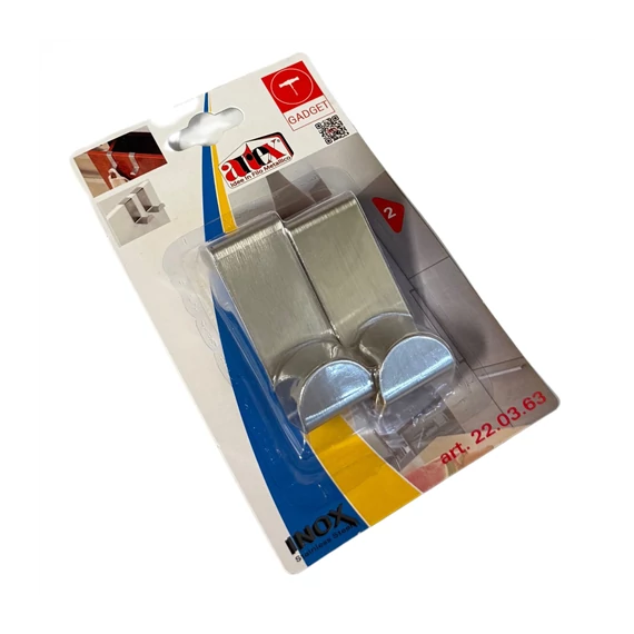 Fogas ajtóra kicsi 2db-os inox  88809