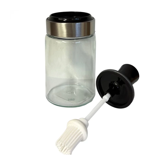 Olajtároló üveg kenőecsettel 260ml  CN80879