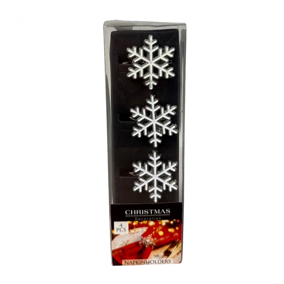 Karácsonyi szalvéta gyűrű 5cm 4db-os  811720