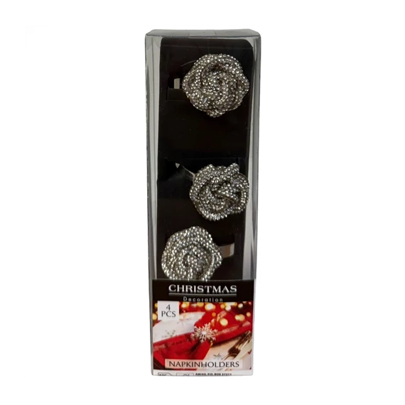 Karácsonyi szalvétagyűrű 4db-os  939600