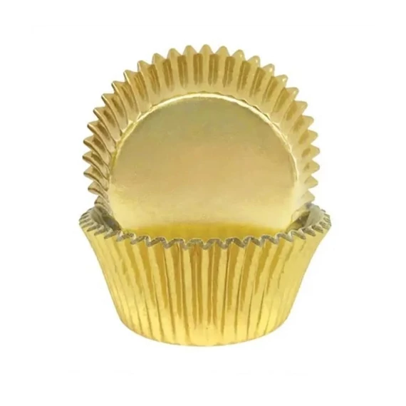 Muffin papír 50db-os arany  CZ0007