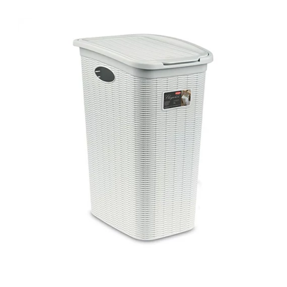 Elegance 50L-es szennyestartó  fehér    51772