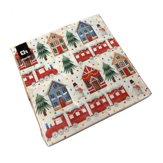 Karácsonyi szalvéta 33x33cm