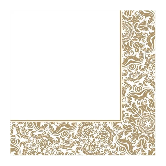 Koktél szalvéta 25x25cm 20db/csomag 3 rétegű  459301