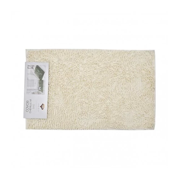 Chenille fürdőszobai szőnyeg 50x80cm  43164-CRE