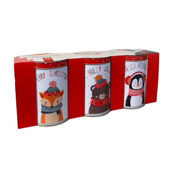 Karácsonyi fém doboz szett 3db-os  170489600