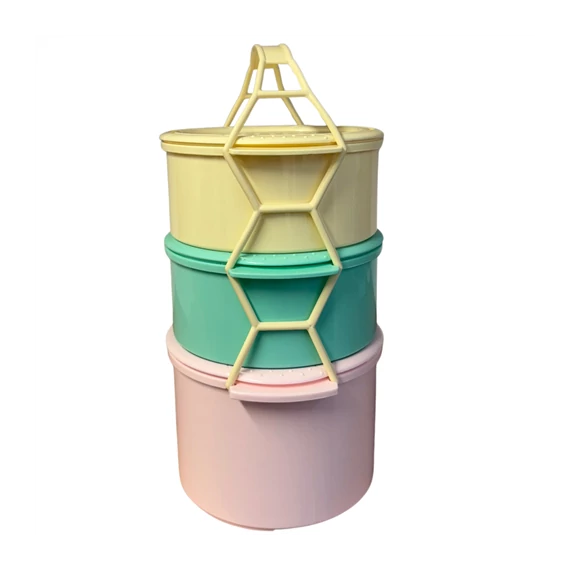 Ételhordó 3r. magas színes   51SL