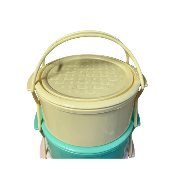 Ételhordó 3r. magas színes   51SL