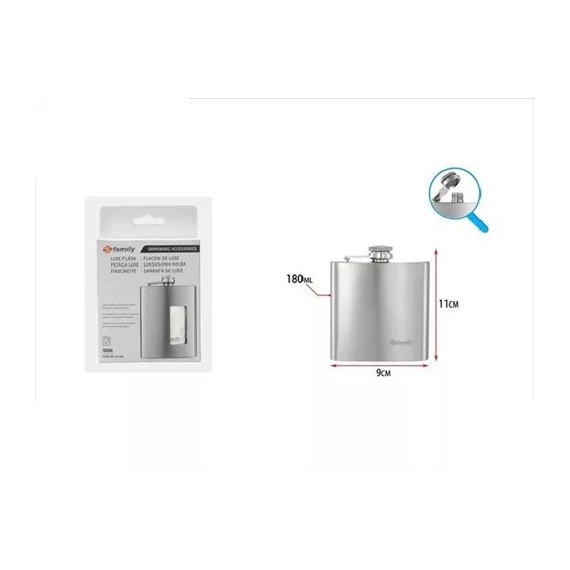 Fém flaska 180ml  CN80305