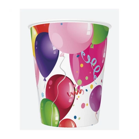 Papírpohár 250ml 8db/csomag  459336