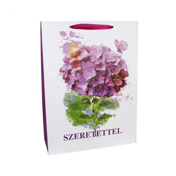 Ajándéktáska hortenzia mályva  349199