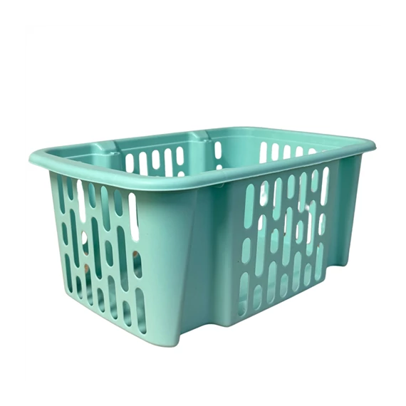 Kosár kicsi 29,5x19,5x12,5cm zöldeskék  80120