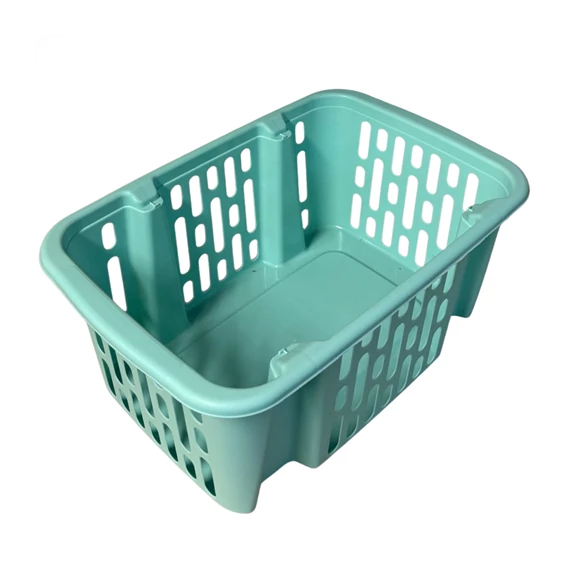 Kosár kicsi 29,5x19,5x12,5cm zöldeskék  80120