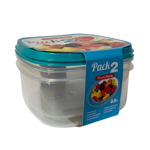 Ételdoboz 600ml 2db-os