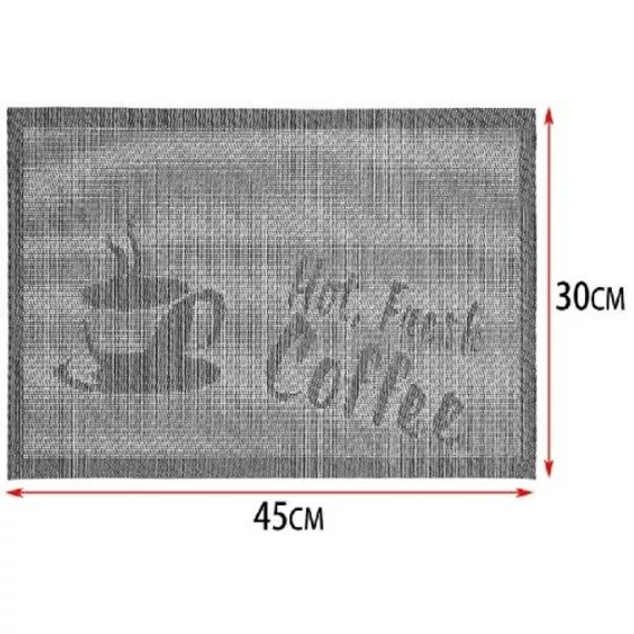 Tányéralátét  45x30cm PVC  CN82374