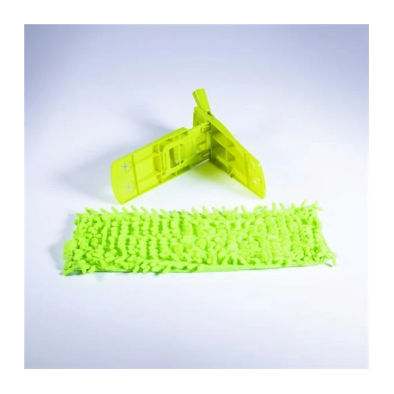 Mikroszálas padlótisztító mop szett, nyéllel, cserélhető fejjel 40x13cm  392176