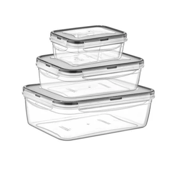 Ételtároló szett 3részes 0,8L+1,6L+2,6L  4140105
