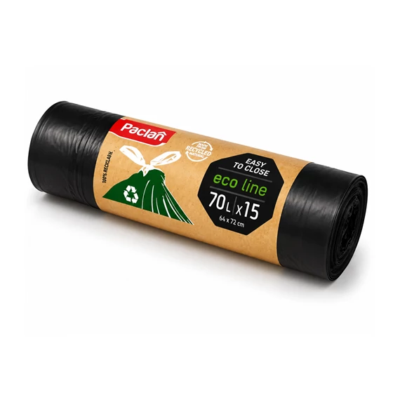 Paclan ecoline szemeteszsák 70L 15db-os