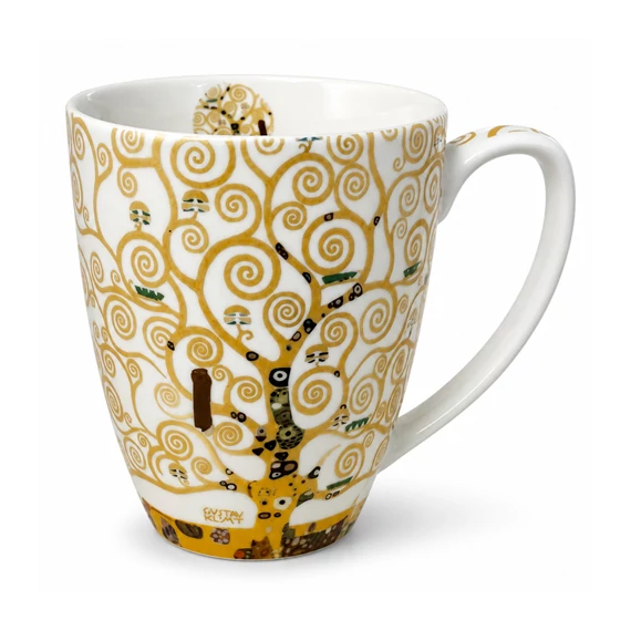 Bögre porcelán 360ml életfa ekrü  519431