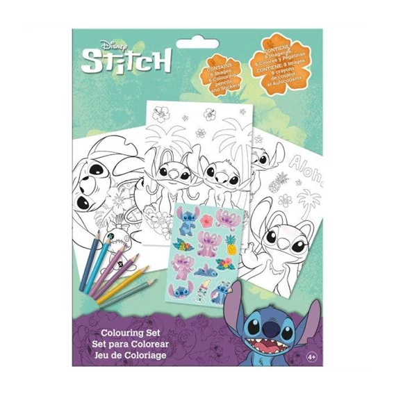 Színező csomag matricával Lilo és Stitches  CD0486