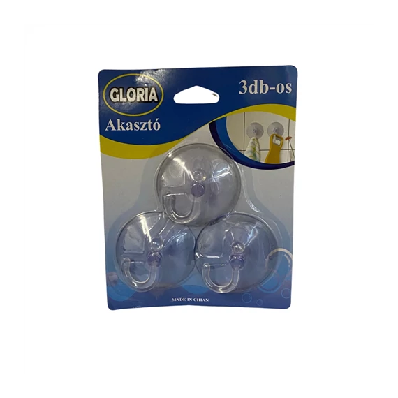Vákumos kampó 3db-os  3594
