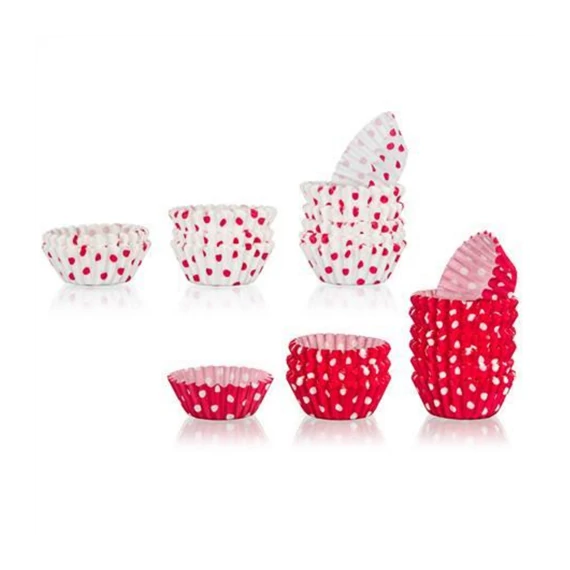 Muffin kosár pöttyös 200db-os  VP7006