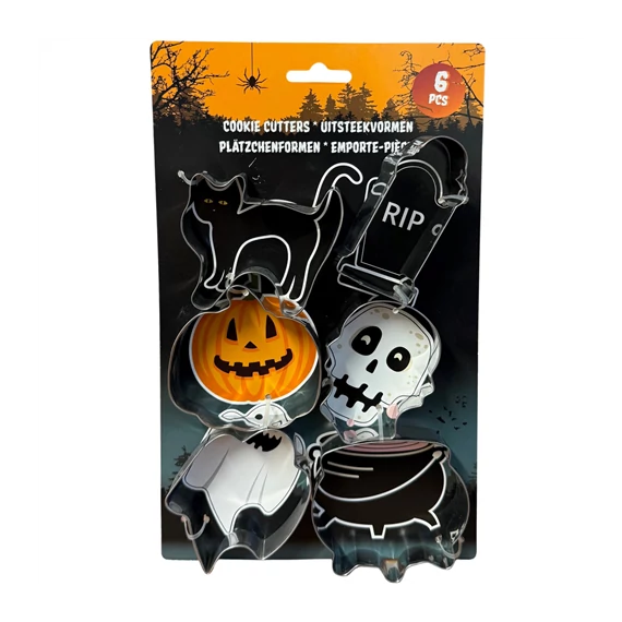Halloween sütemény forma szett 6db/cs