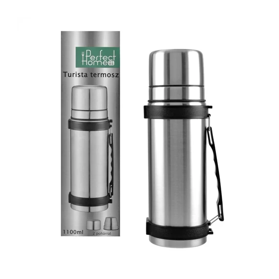 Turista Termosz rozsdamentes 1100ml két pohárral 14459