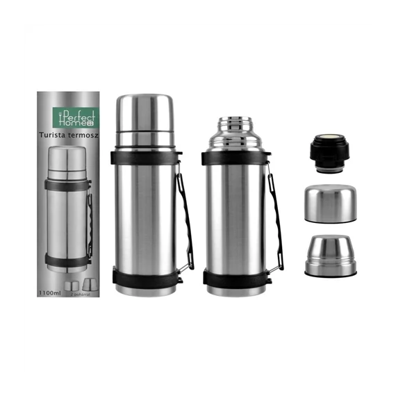 Turista Termosz rozsdamentes 1100ml két pohárral 14459