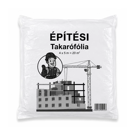 Takarófólia épitési 4x5 20m2