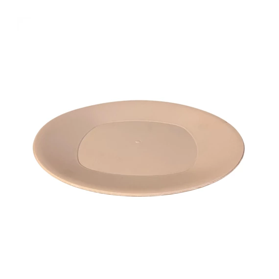 Tányér kerek 24cm rózsaszín  BB103