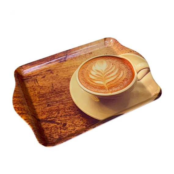 Tálca műanyag Coffe  21x14x2cm  M40023