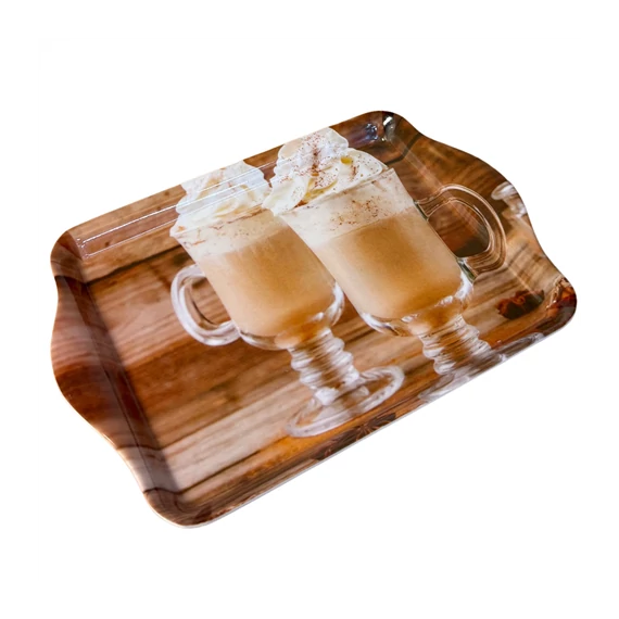 Tálca műanyag Coffe  21x14x2cm  M40023