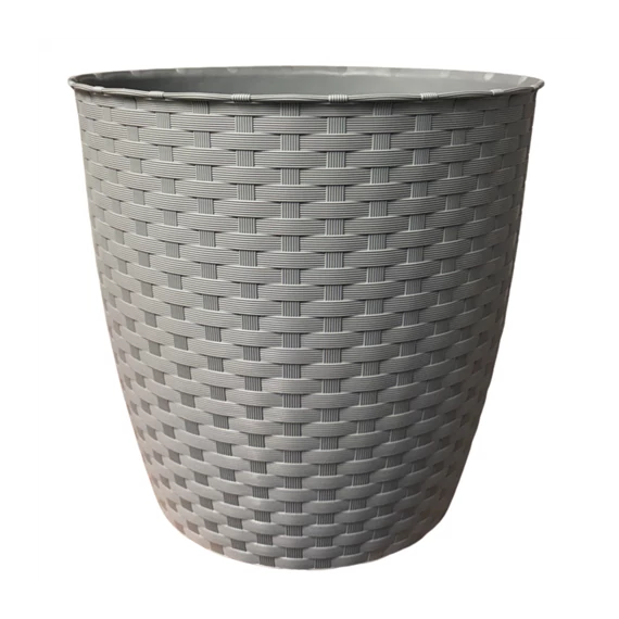 Rattan kaspó 29cm kavics szürke  SP-73846