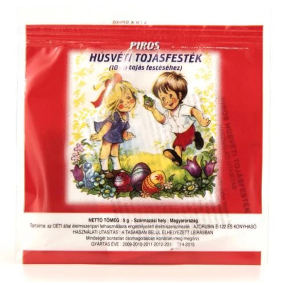 Tojásfesték húsvéti  piros   KSZ2