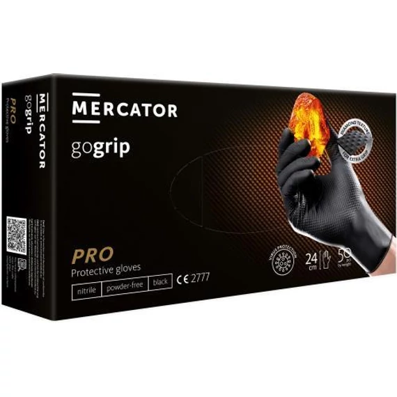 Gogrip fekete kesztyű XL-es 50db-os  MC26