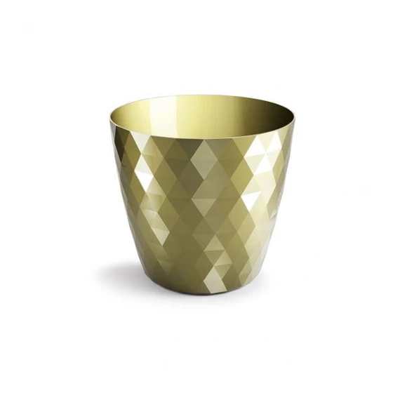 Cristal cserép 14cm khaki  DP-DCRL14-10