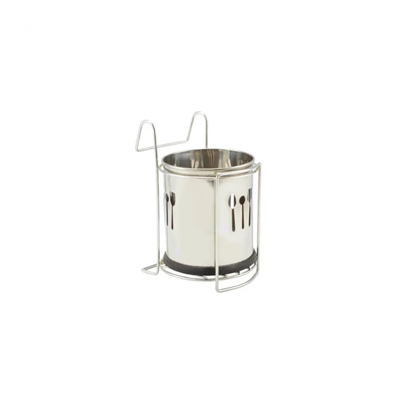 Evőeszköztartó akasztós inox 11422