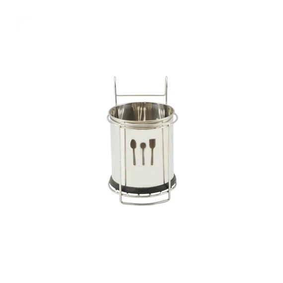 Evőeszköztartó akasztós inox 11422