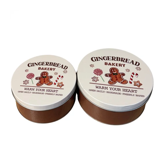 Fém doboz 2db-os gingerbread  081209