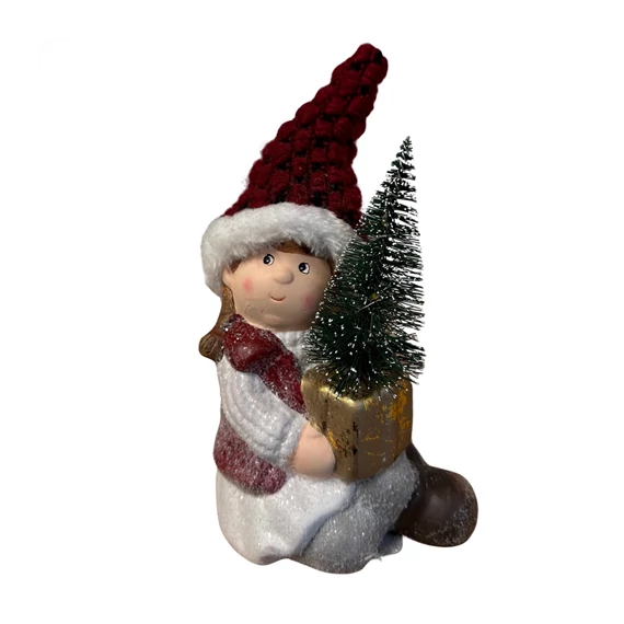 Gyerek fiú,lány led-es kerámia 12,5x10x18cm  DD59905