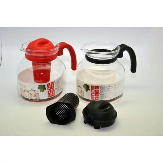 Hőálló kancsó+szűrő 1,85L tm42