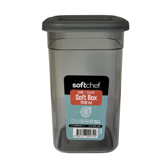 Éteétároló doboz 1250ml műanyag soft  100127