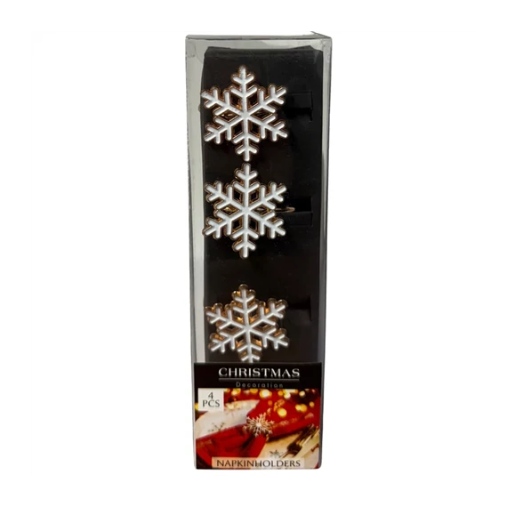 Karácsonyi szalvéta gyűrű 5cm 4db-os  811710