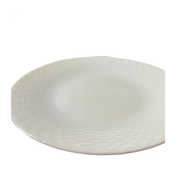 Tányér opál üveg 19cm  239906
