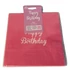 Szalvéta rózsaszín 33cm 10db-os birthday  CN50690
