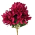 Selyemvirág csokor, 5 ágú, 29cm magas - Wine red   LD012-05