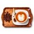 Tálca műanyag Coffe  21x14x2cm  M40023